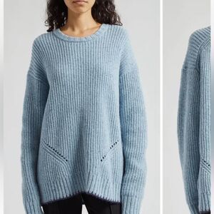 Heather Merino Wool Blend Sweater ATM Anthony Thomas Melillo NWT LARGE